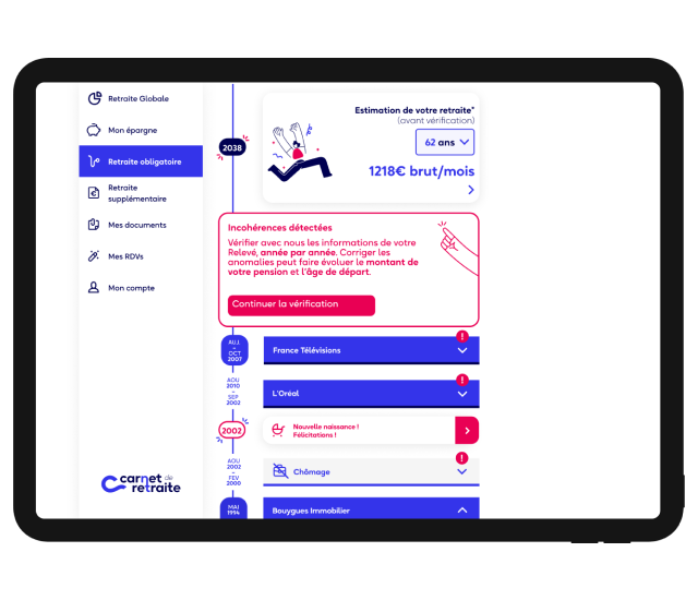 Carnet de Retraite - Simulation - Retraite Obligatoire