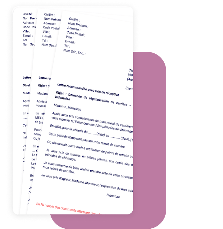 Carnet de Retraite - le Bilan Retraite - courriers administratifs